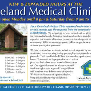 Leland Medical Clinic ad